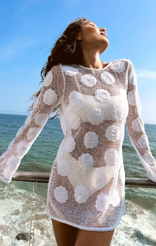 Personalized Wear Castaway Coverup ~ Wildflower Mesh