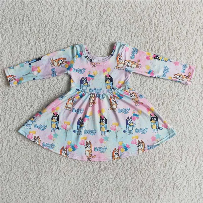 Simple Matching cartoon dog autumn dress 6 A7-17