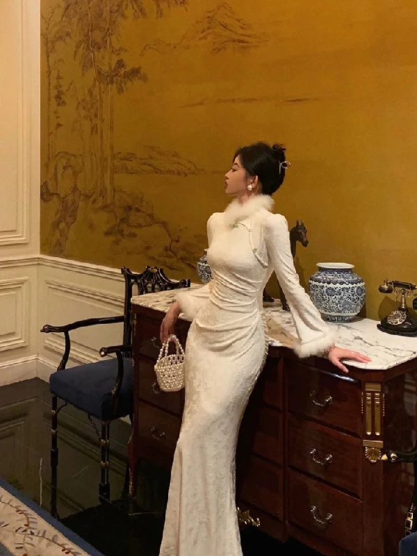 Comfortable And Casual long-sleeved dress for women winter new elegant long skirt S5491 Comfortable And Casual long-sleeved dress for women winter new elegant long skirt S5491