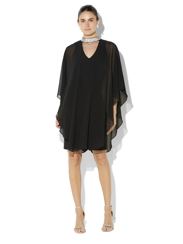 Personalized Outfit Elke Black Cocktail Dress