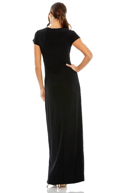 Street Cool Ieena Duggal 11670 - Short Sleeve Embellished Bodice Prom Dress