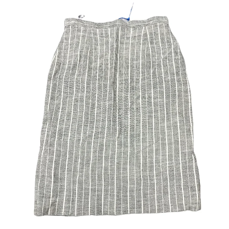 Modern Tailoring Skirt Luxury Designer By Dior In Grey, Size: 10