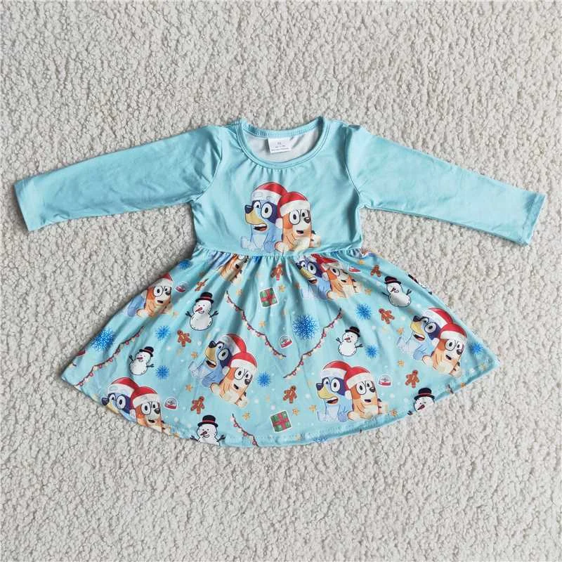 Age-reducing Style cartoon dog christmas dress 6 A20-27