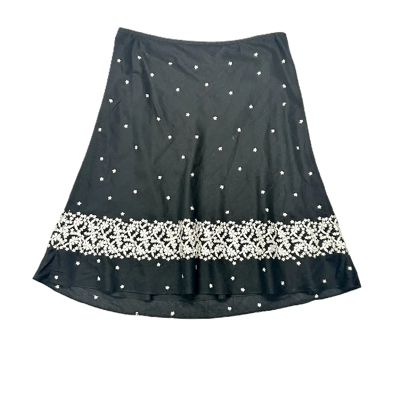 New Season Series Black & White Skirt Midi By Ann Taylor, Size: 16