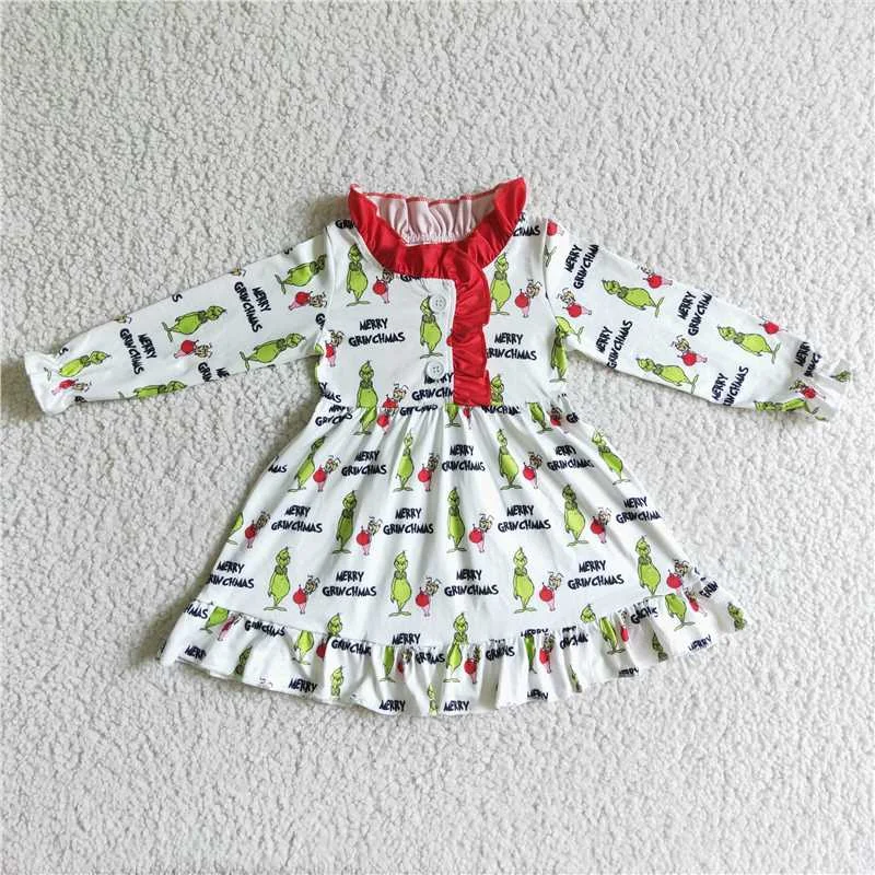 Goddess Style merry Xmas Cartoon Dress GLD0068