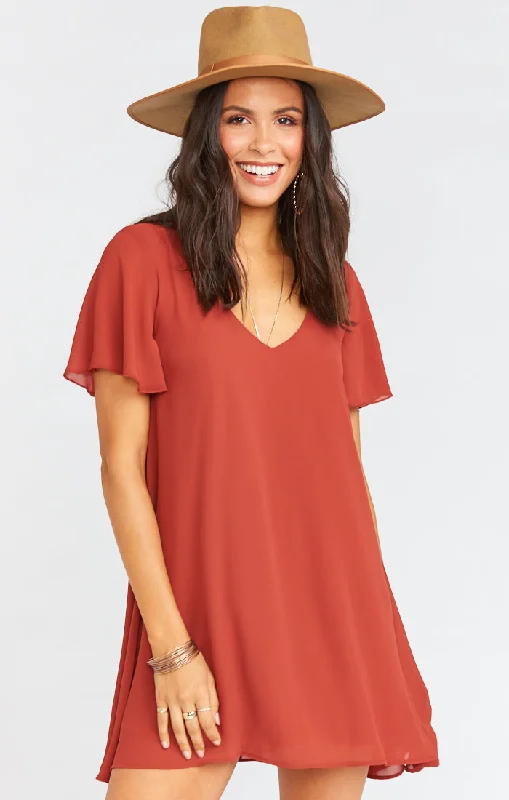 Soft And Comfortable Kylie Mini Dress ~ Sienna Chiffon