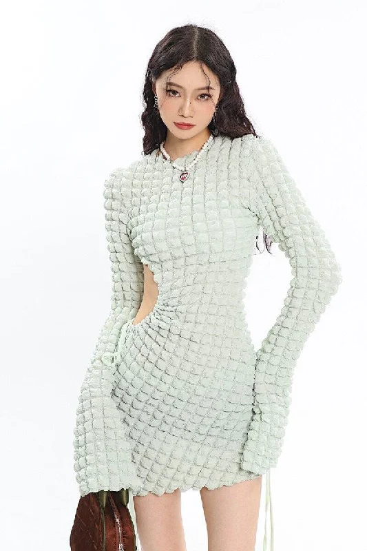 Advanced Customization Soft Girl Cut Out Mini Dress
