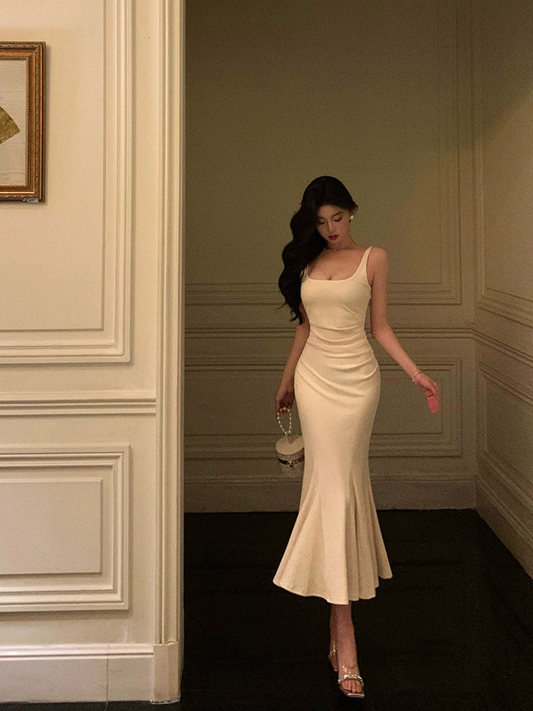 Comfortable Mind mermaid dress summer new style party dress     S5708