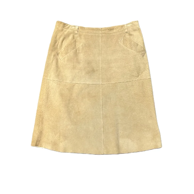 Tropical Style Skirt Midi By Target-designer In Tan, Size: 12