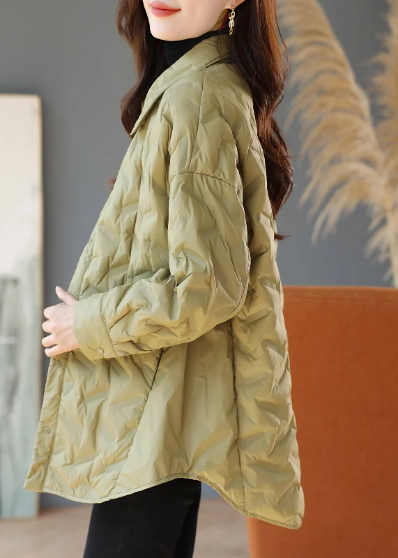 Fresh And Capable Plus Size Grass Green Oversized Warm Duck Down Puffer Jacket Winter Fresh And Capable Plus Size Grass Green Oversized Warm Duck Down Puffer Jacket Winter