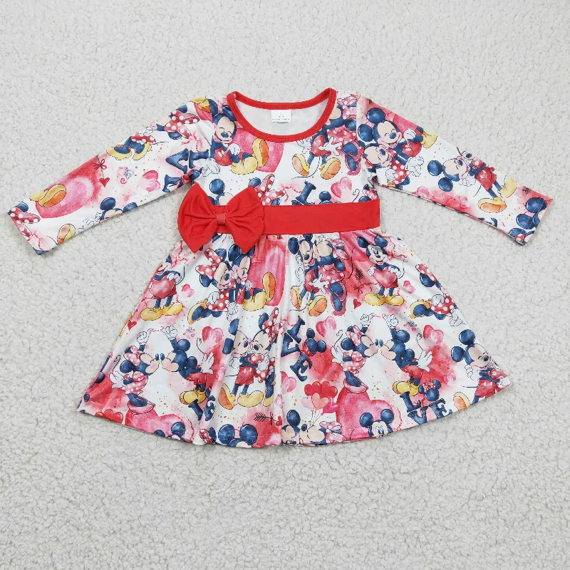 High-end Customization Cartoon long sleeve Dress
