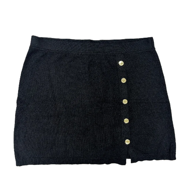 Sweet Style Skirt Designer By Lilly Pulitzer In Black, Size: Xl