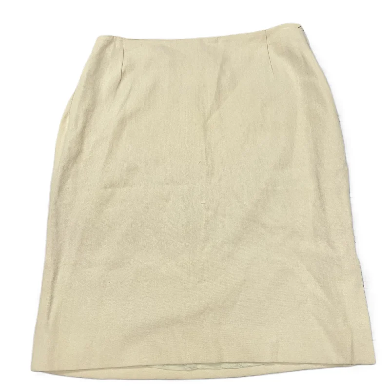 Fresh And Capable Skirt Designer By Max Mara In Tan, Size: 12