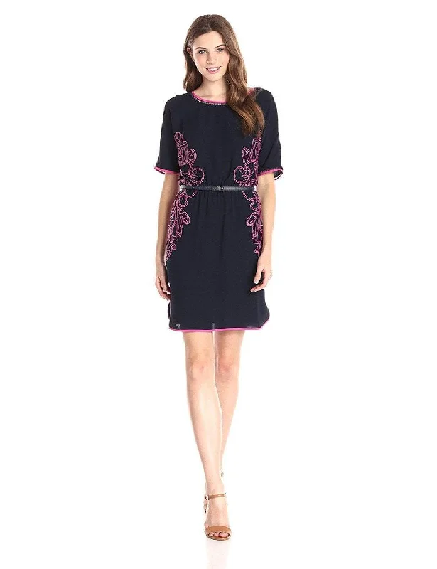 Exquisite Craftsmanship Adrianna Papell - 16PD79730 Embroidered Bateau Neck Column Dress Exquisite Craftsmanship Adrianna Papell - 16PD79730 Embroidered Bateau Neck Column Dress