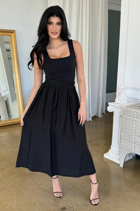 Embroidered Letters HOLLYWOOD GLAM SKIRT