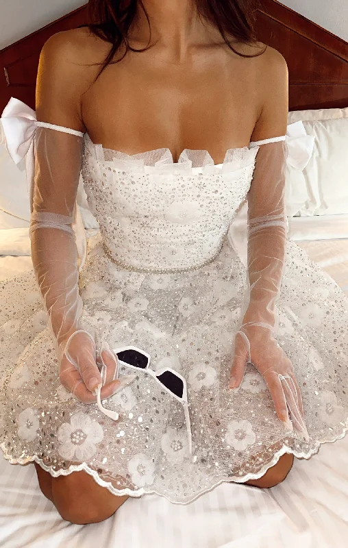Printed Patterns She's the One Dress ~ Embellished Tulle Floral