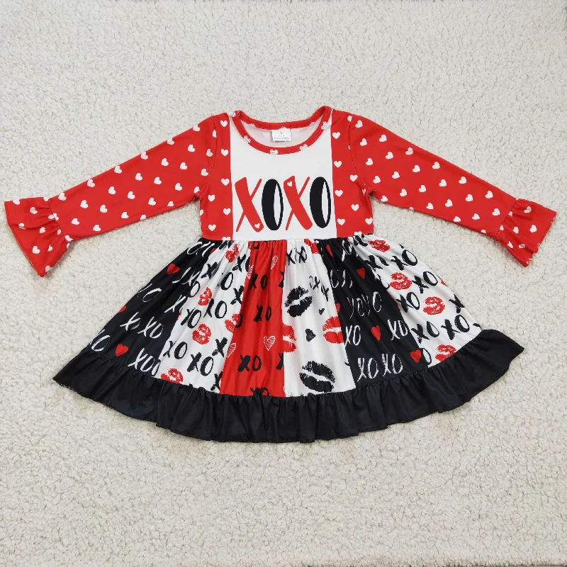 Personalized Outfit Valentine's day patchwork Dresses
