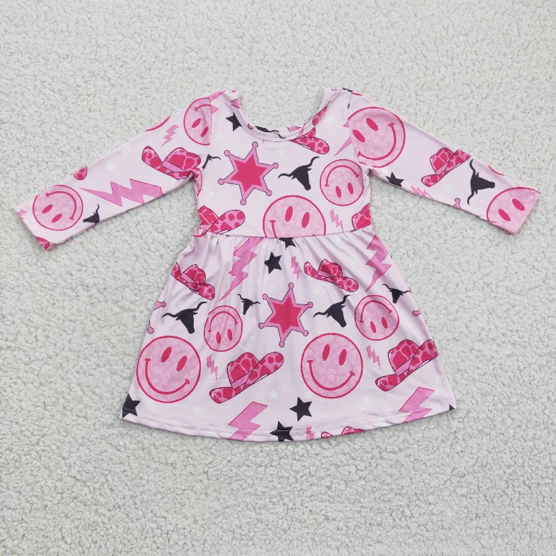 Personalized Wear Cartoon long sleeve Dress
