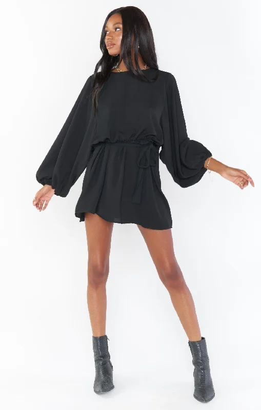 Luxury Style Larissa Dress ~ Black
