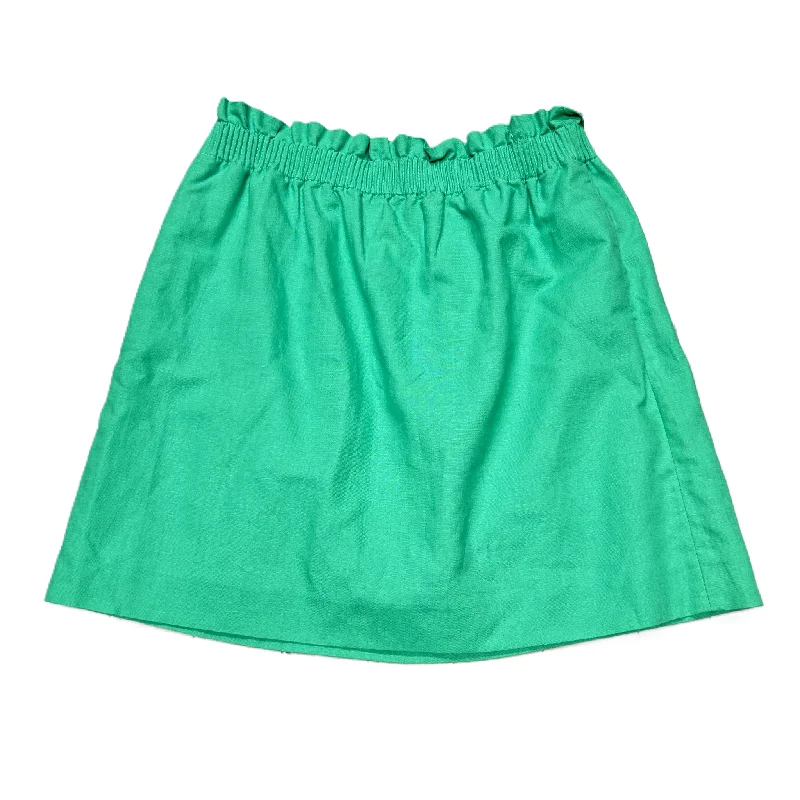 Fashion Selection Green Skirt Mini & Short By J. Crew, Size: M