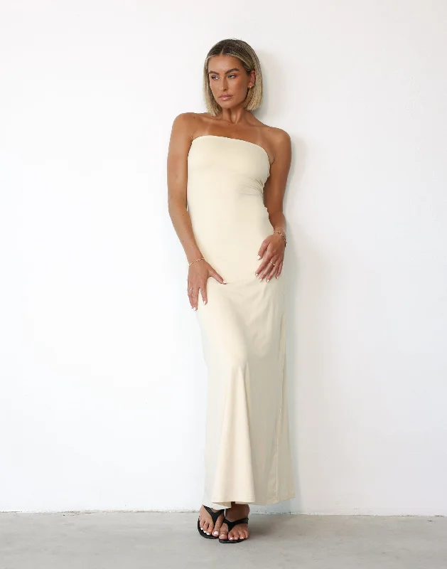 Personalized Wear Ada Maxi Dress (Vanilla)