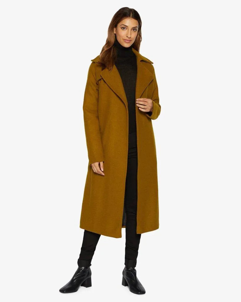 Retro Fashion Diana Wrap Around Duster Coat