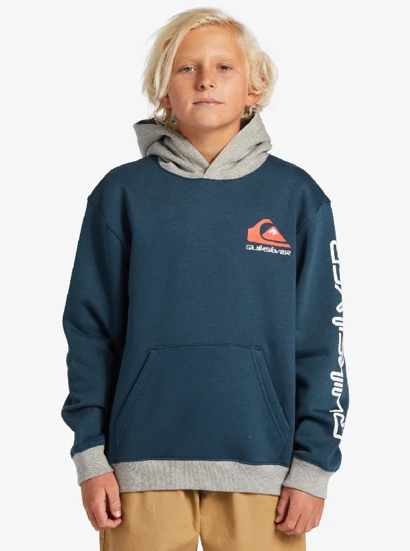 Unique Prints Quiksilver Jackets Boys Pullover Hoodie Kangaroo Pouch