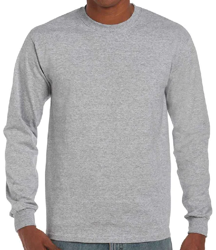 High-end Fashion Gildan Ultra Cotton™ Long Sleeve T-Shirt | Sport Grey