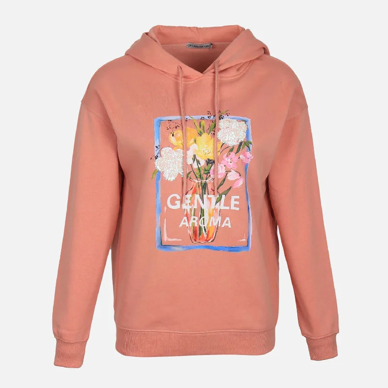 Personalized Design LADIES FLEECE EMB HOODIE