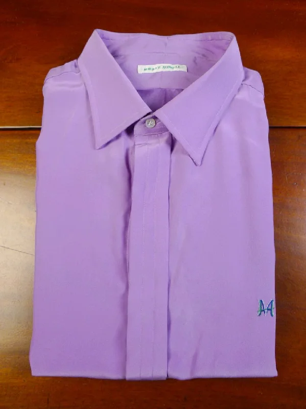 Fresh And Fashionable 24/0229 maurice sedwell savile row bespoke lilac silk shirt 19 Fresh And Fashionable 24/0229 maurice sedwell savile row bespoke lilac silk shirt 19