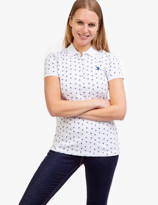Comfortable Series PALM TREE POLO SHIRT