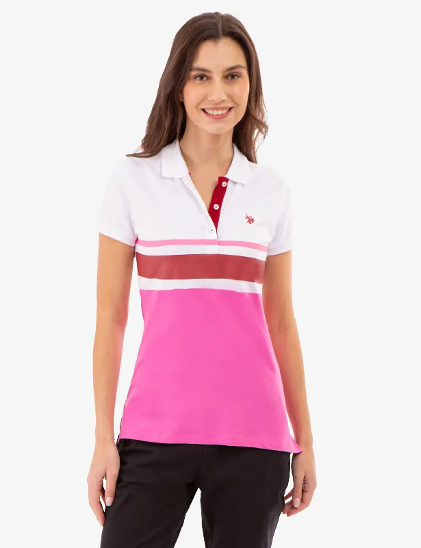 Classic Color TRI COLORBLOCK POLO SHIRT