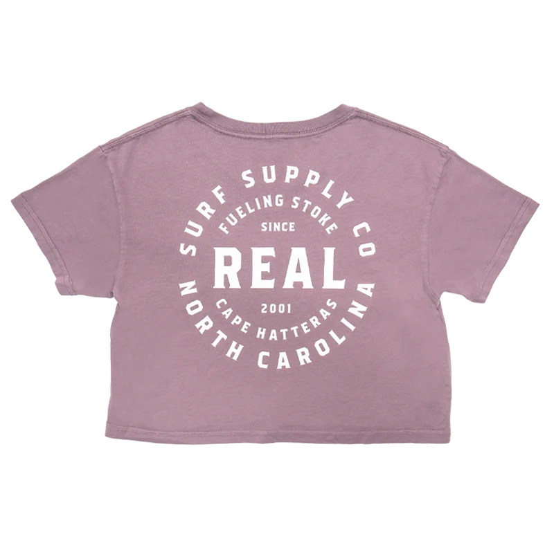 Personalized Design REAL Fueling Stoke Tee-Faded Mauve