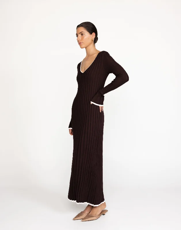 Sports And Leisure Sloane Maxi Dress (Chocolate)