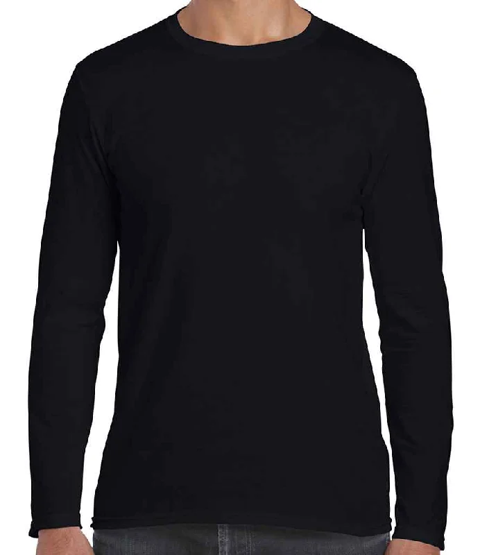 Modern Tailoring Gildan SoftStyle® Long Sleeve T-Shirt | Black