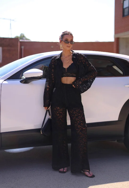 New Season Series Meet Me Later Lace Pants