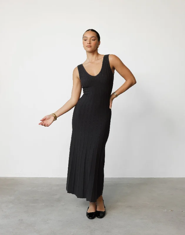 Personalized Clothing Aurelia Maxi Dress (Slate)