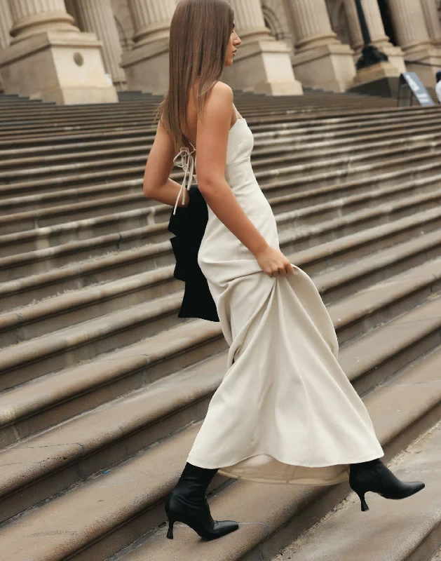 French Style Mirielle Maxi Dress (Pistachio Shell)