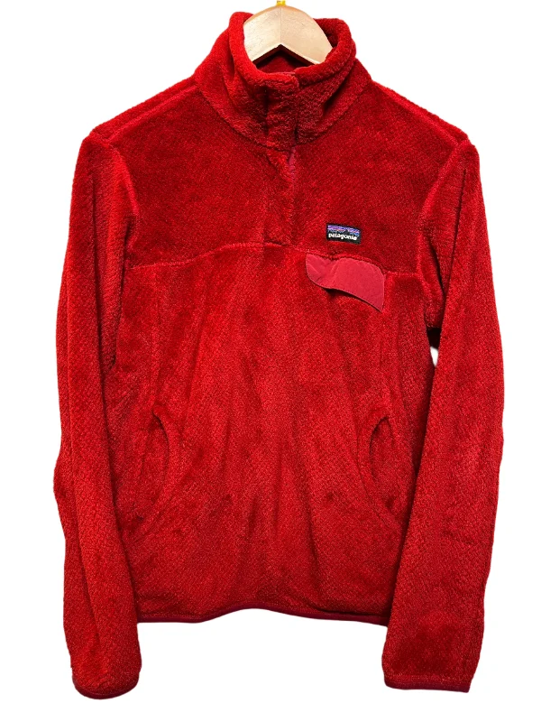 French Style Patagonia Women's Red Fleece (Size M)