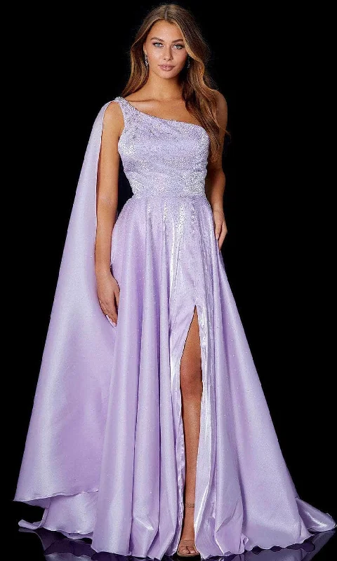 Perfect Tailoring Amarra 87259 - Asymmetric with Shoulder Cape Evening Dress