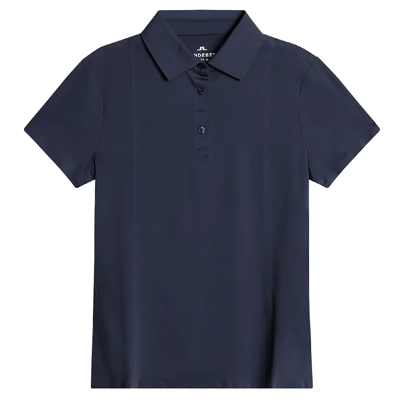 Comfortable And Cold-proof Womens Lexa Stretch Jersey Polo JL Navy - AW24