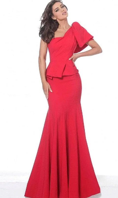 Warm Atmosphere Jovani - Asymmetric Mermaid Evening Gown 03856SC - 1 pc Seafoam in Size 8 Available Warm Atmosphere Jovani - Asymmetric Mermaid Evening Gown 03856SC - 1 pc Seafoam in Size 8 Available