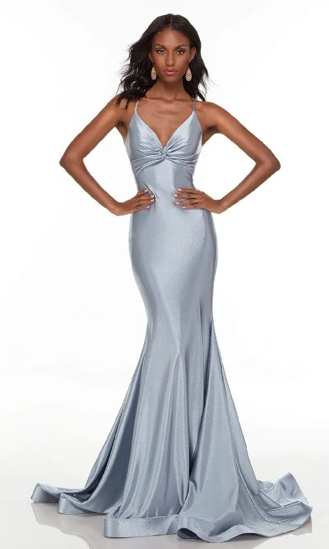 Stretch Design Alyce Paris - 61168 Knot Style Trumpet Gown