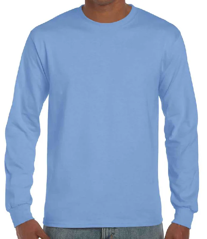 Fashionable And Fashionable Gildan Ultra Cotton™ Long Sleeve T-Shirt | Carolina Blue