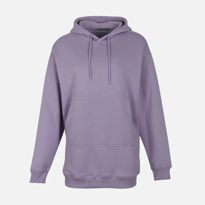 Noble And Elegant WOMEN FLEECE OVERSIZED LONG HOODIE