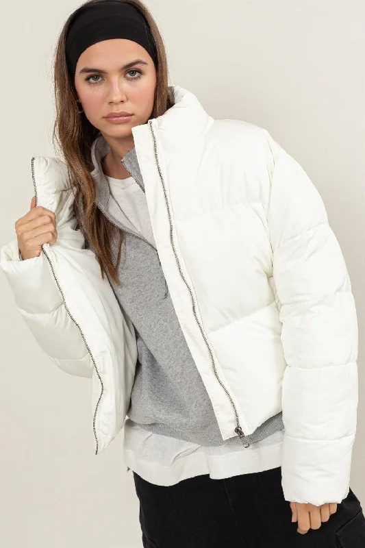 Street Cool HYFVE Quilted Back Drawstring Puffer Jacket