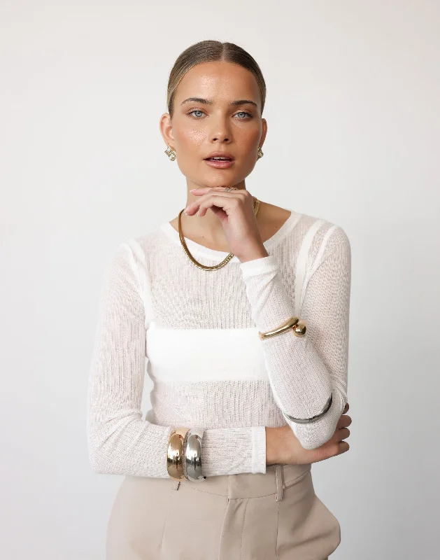 High-end Customization Gina Top (White)