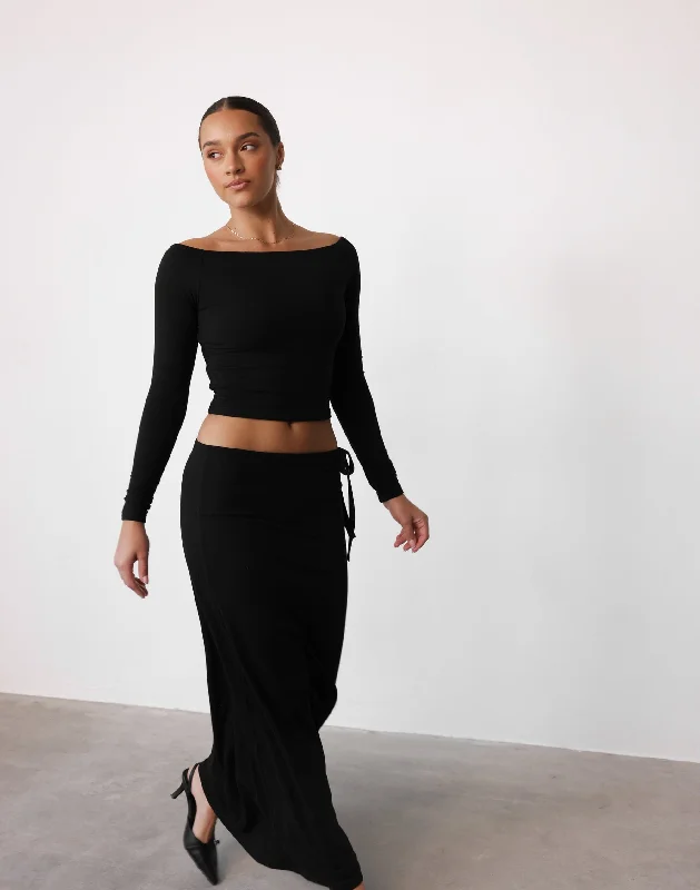 Fashionable Inner Wear Noni Top (Black)