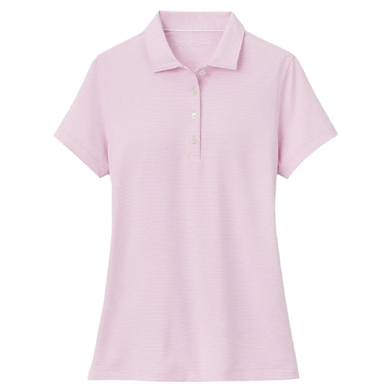 Fashionable Inner Wear Womens Jubilee Button Polo Palmer Pink - 2025