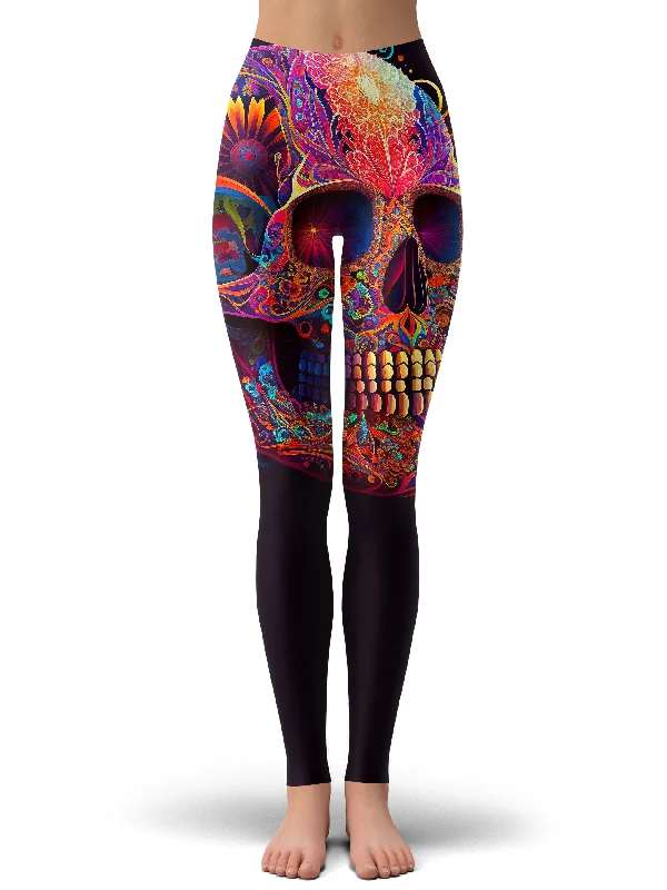 Minimal Style DOTD Skull Leggings
